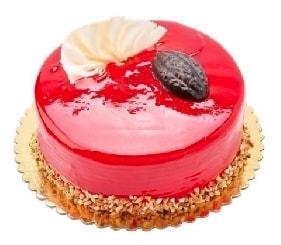 Yumuşak Kek Dokulu 6–9 Kişilik Sade Klasik Frambuazlı Yaş Pasta